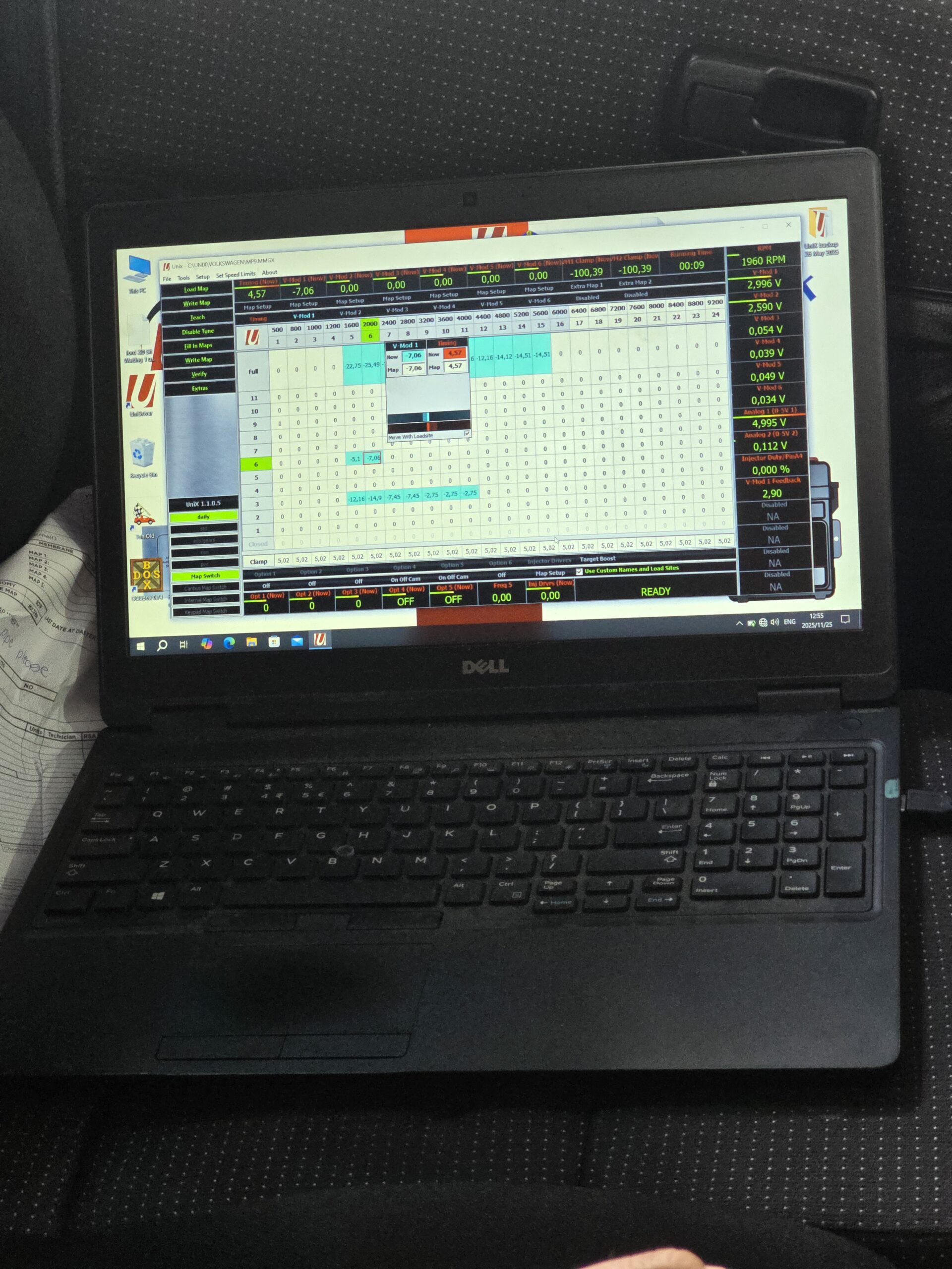 what happens during a live dyno tune